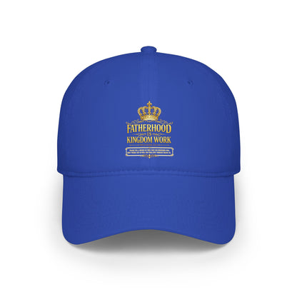 Fatherhood Kingdom Work Low Profile Baseball Cap — Crown Dad Hat