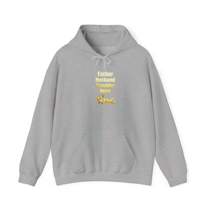 Father Husband Provider Hero King-Hoodie