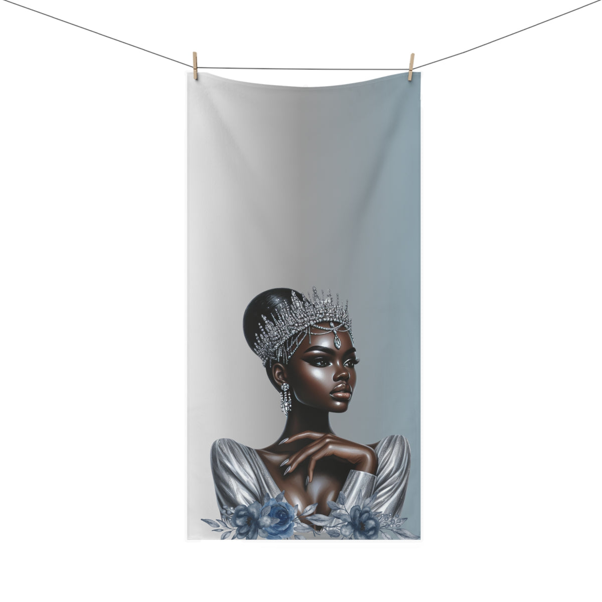 Silver-Mink-Cotton Towel