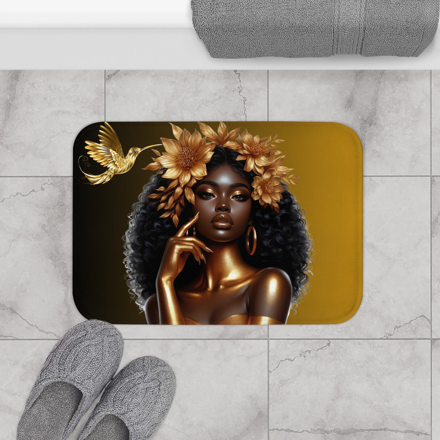 Queen Hummingbird Bath Mat