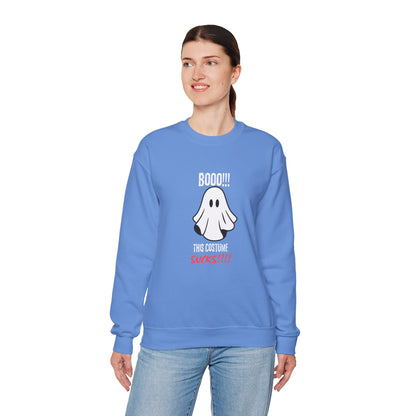 Boo Costume Sucks-Black-Sweatshirt