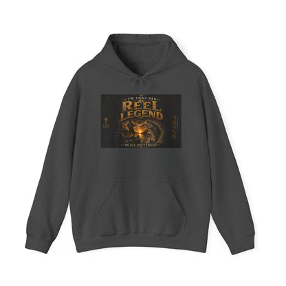 Reel Legend Hoodie - Fishing Dad Graphic Hooded Sweatshirt