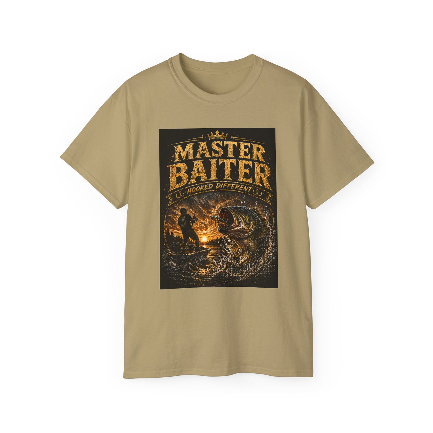 "Master Baiter" Vintage Angler Graphic Tee