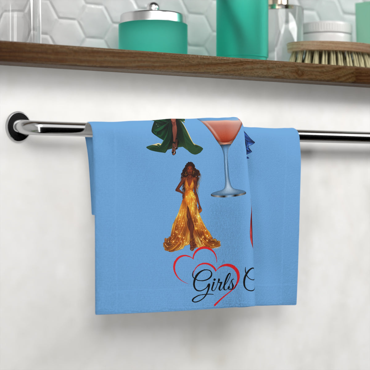 Galentine's Girls Club-Face Towel