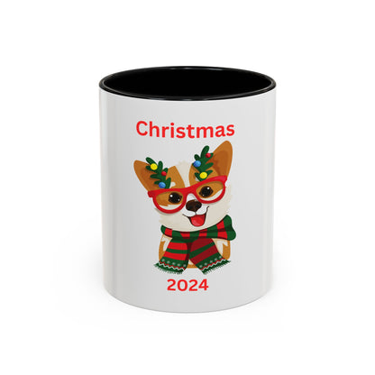 Dog with glasses lights