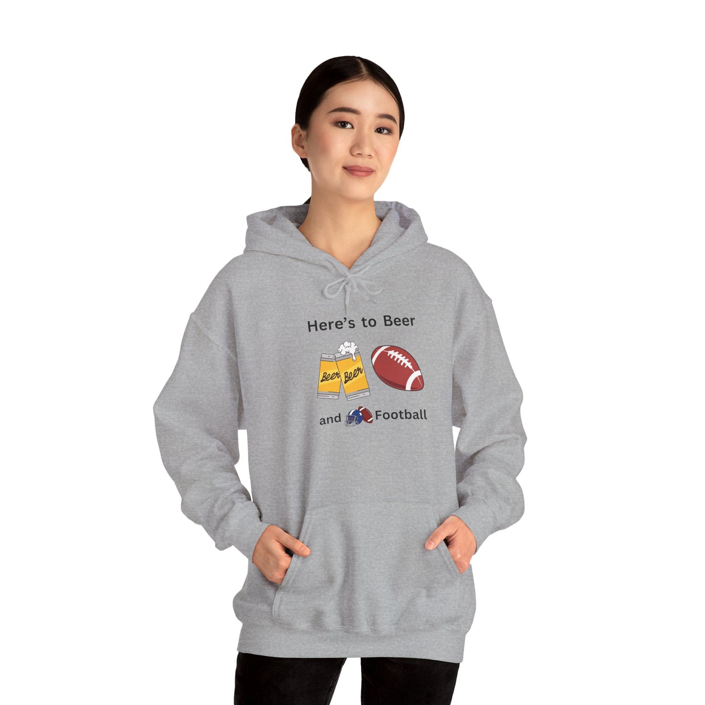 Beer and Football-Hoodie