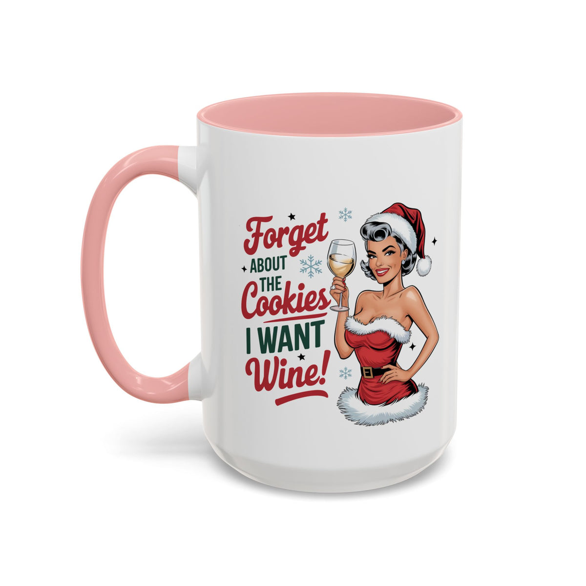 Forget About  The Cookies-Accent Coffee Mug (11, 15oz) (Black)