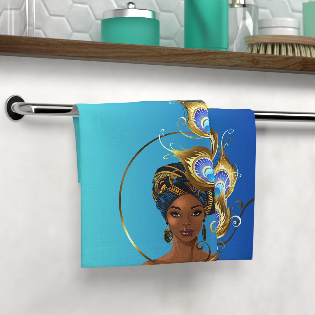 Peacock-Face Towel