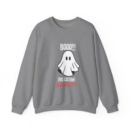 Boo Costume Sucks-Black-Sweatshirt
