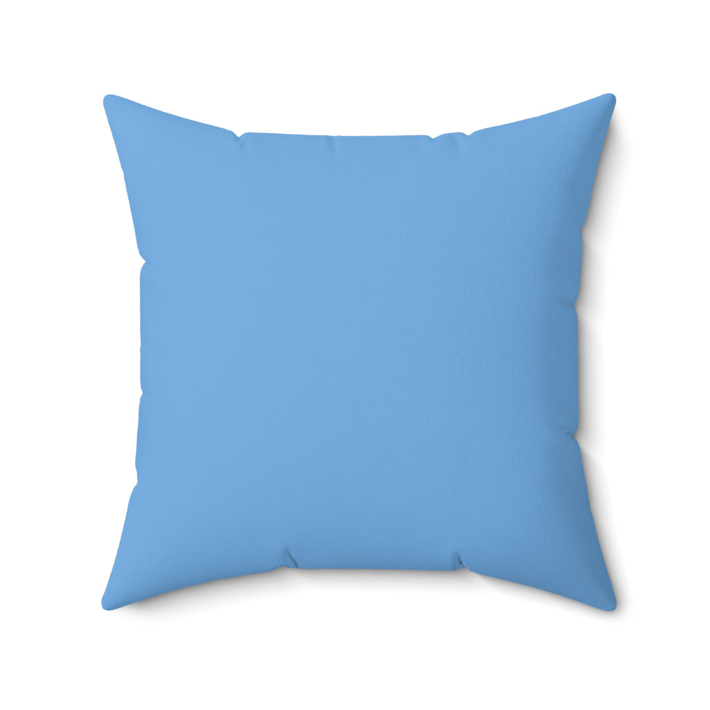 They Not Like Us 4- (Lt Blue) Spun Polyester Square Pillow