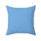 They Not Like Us 4- (Lt Blue) Spun Polyester Square Pillow