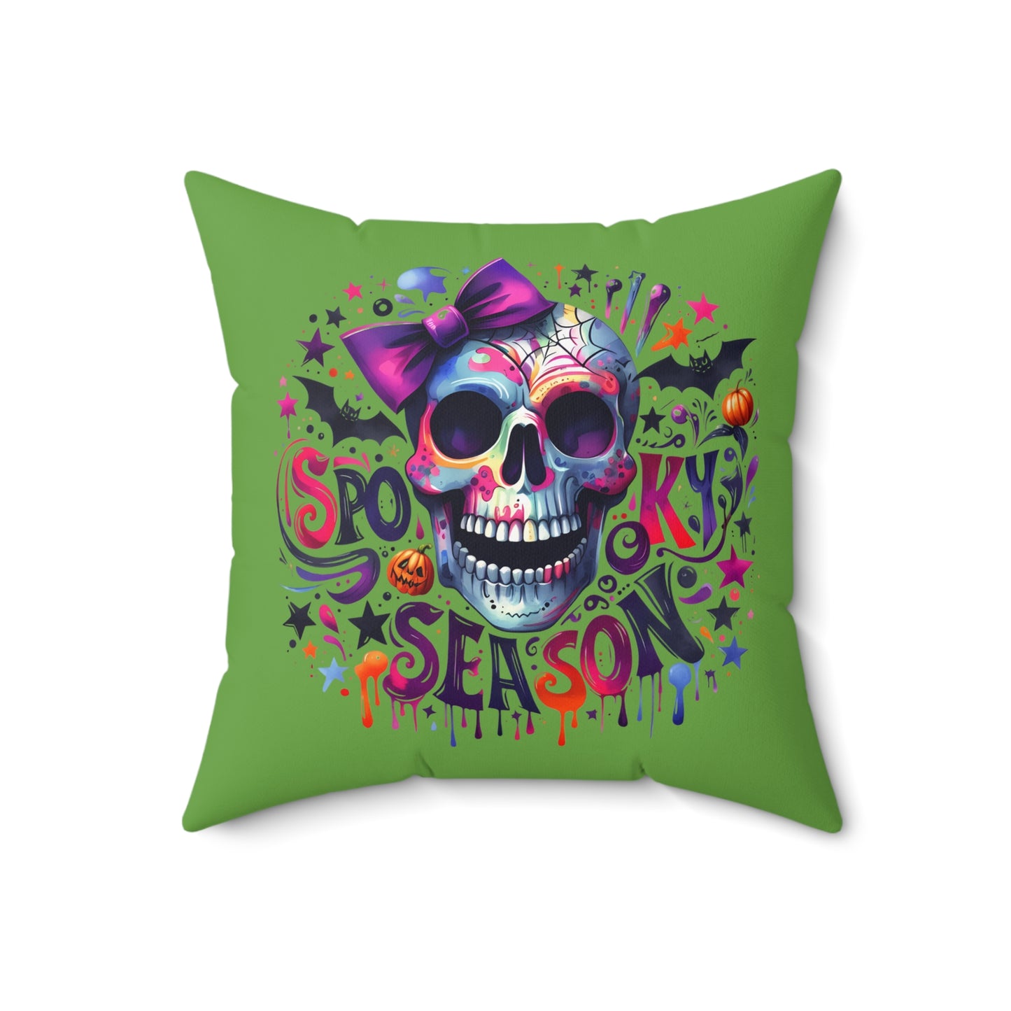 Spooky Season Skull 2-Green