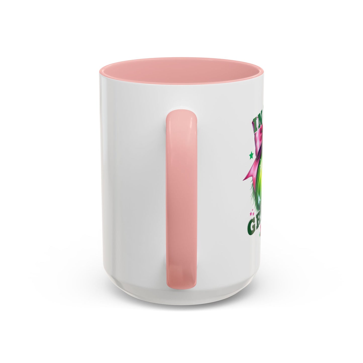 Grinch Era-Accent Coffee Mug (11, 15oz) (Pink)