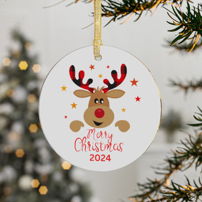 Reindeer Plaid Antlers