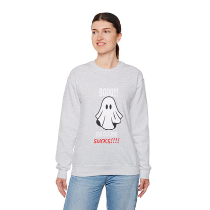 Boo Costume Sucks-Black-Sweatshirt