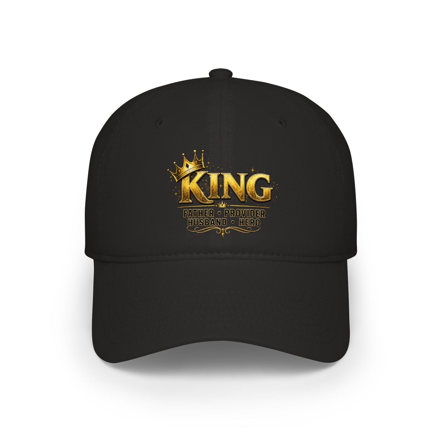 King, Father, Husband, Provider, Hero Crown Baseball Cap