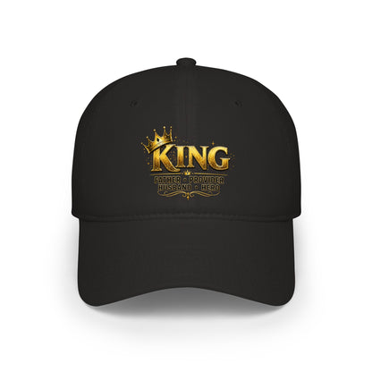 King, Father, Husband, Provider, Hero Crown Baseball Cap