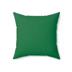 They Not Like Us 4-Green Spun Polyester Square Pillow