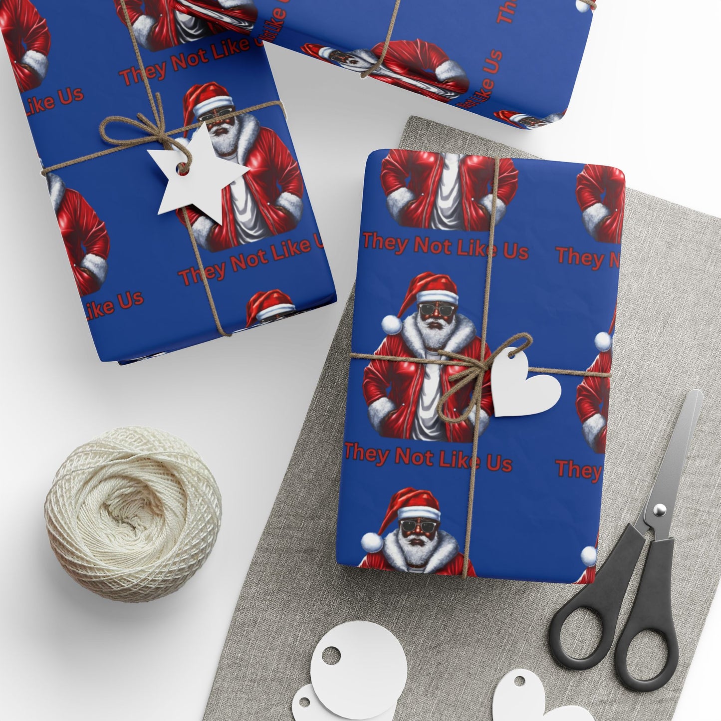 They Not Like Us (Blue) Wrapping Paper