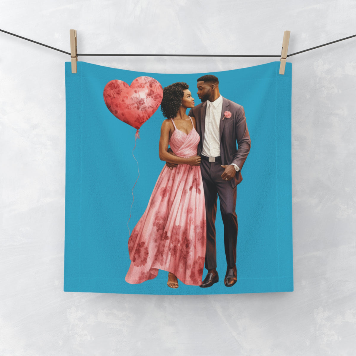 Love Gaze-Face Towel