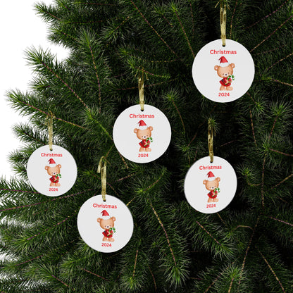 Bear w/Green Candy Cane