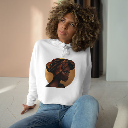 Queen Moon Crop Hoodie