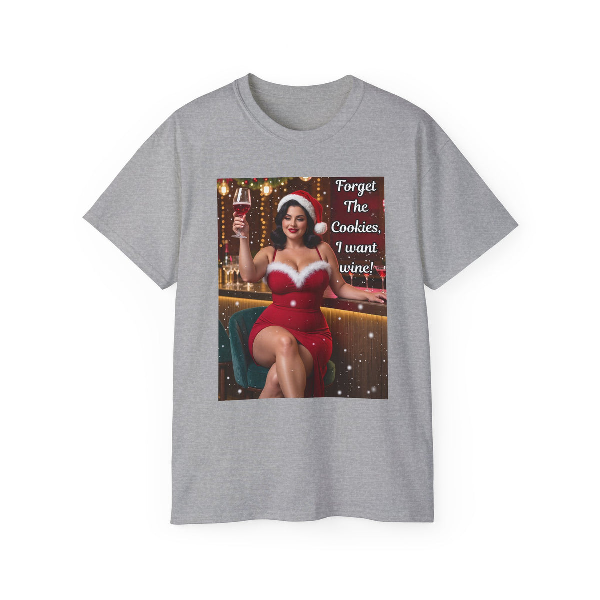 Ms Claus Wine Tee 1