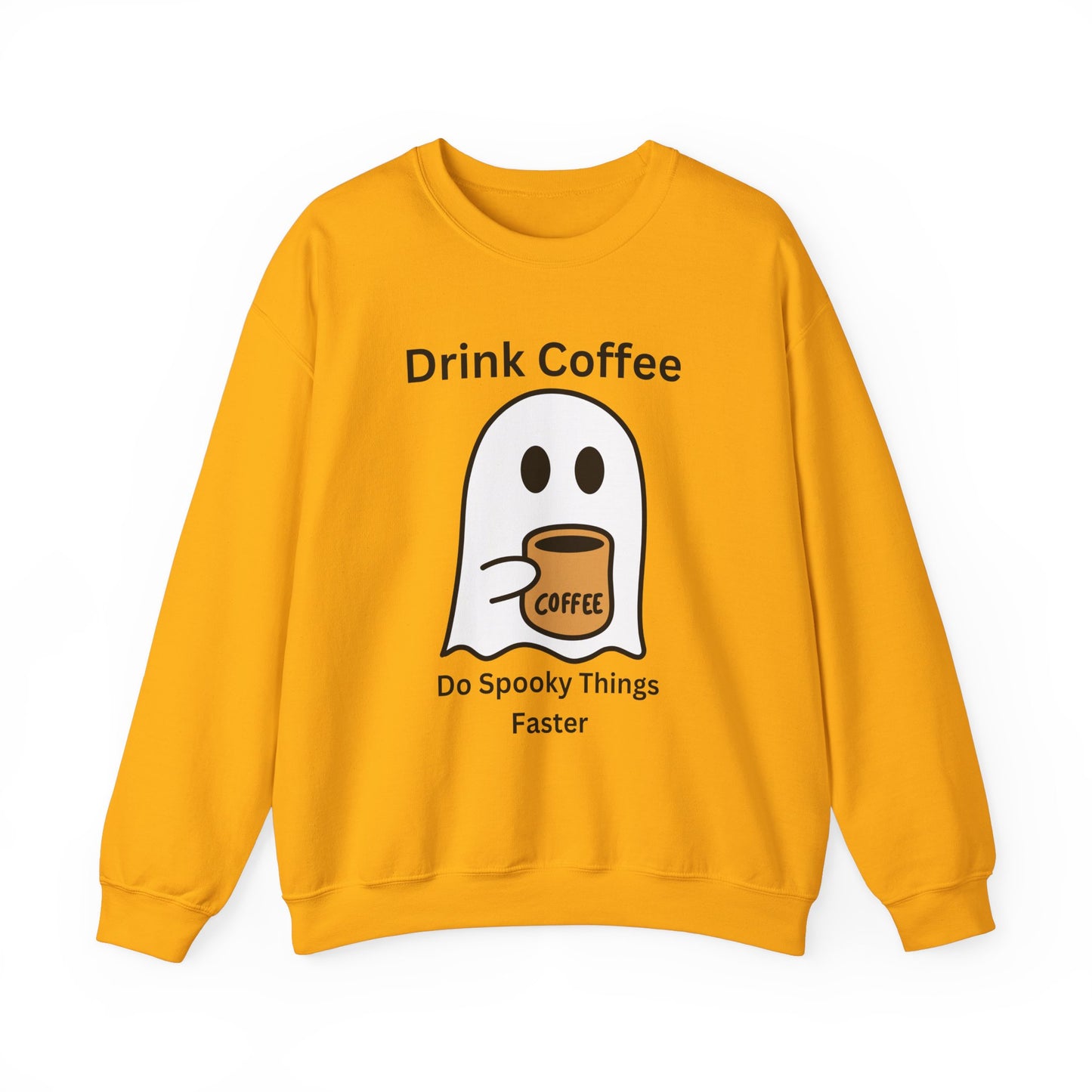Boo Drink Coffee-Ghost-Sweatshirt