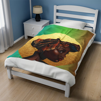 Moon-Velveteen Plush Blanket