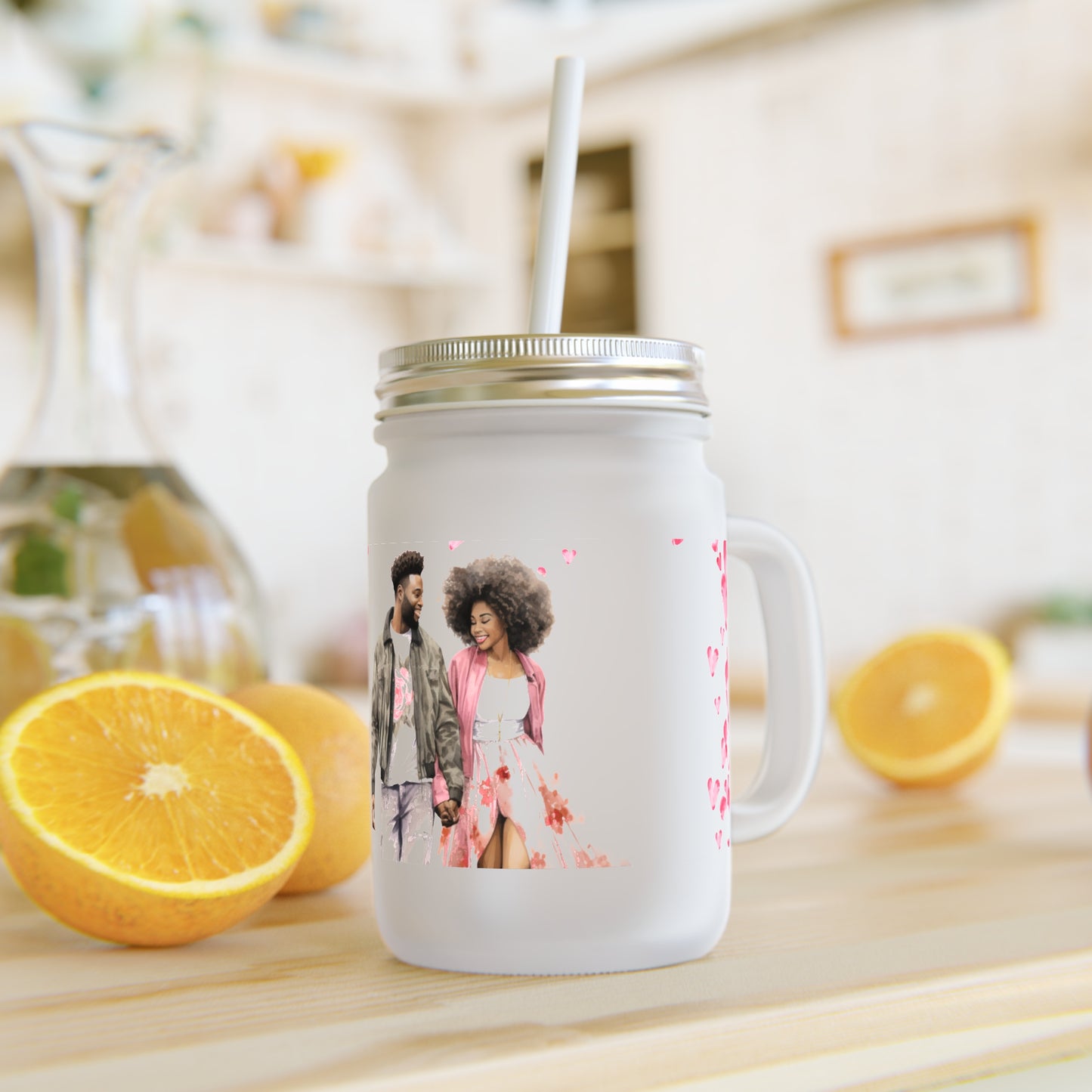 I Got You-Mason Jar with Heart Design - Perfect for Weddings, Anniversaries, or Sweethearts