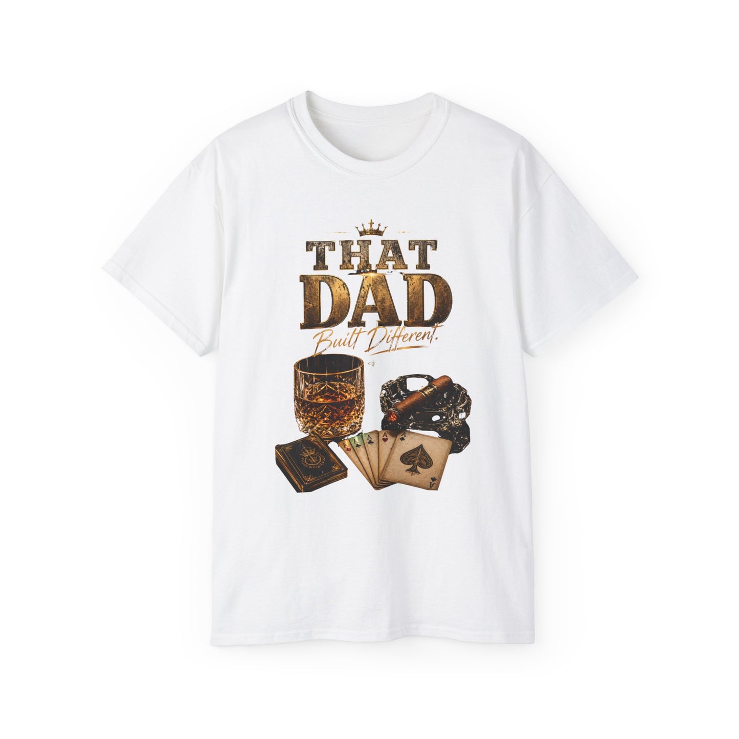 That Dad Poker & Whiskey T-Shirt — Father’s Day Gift for Poker-Loving Dads