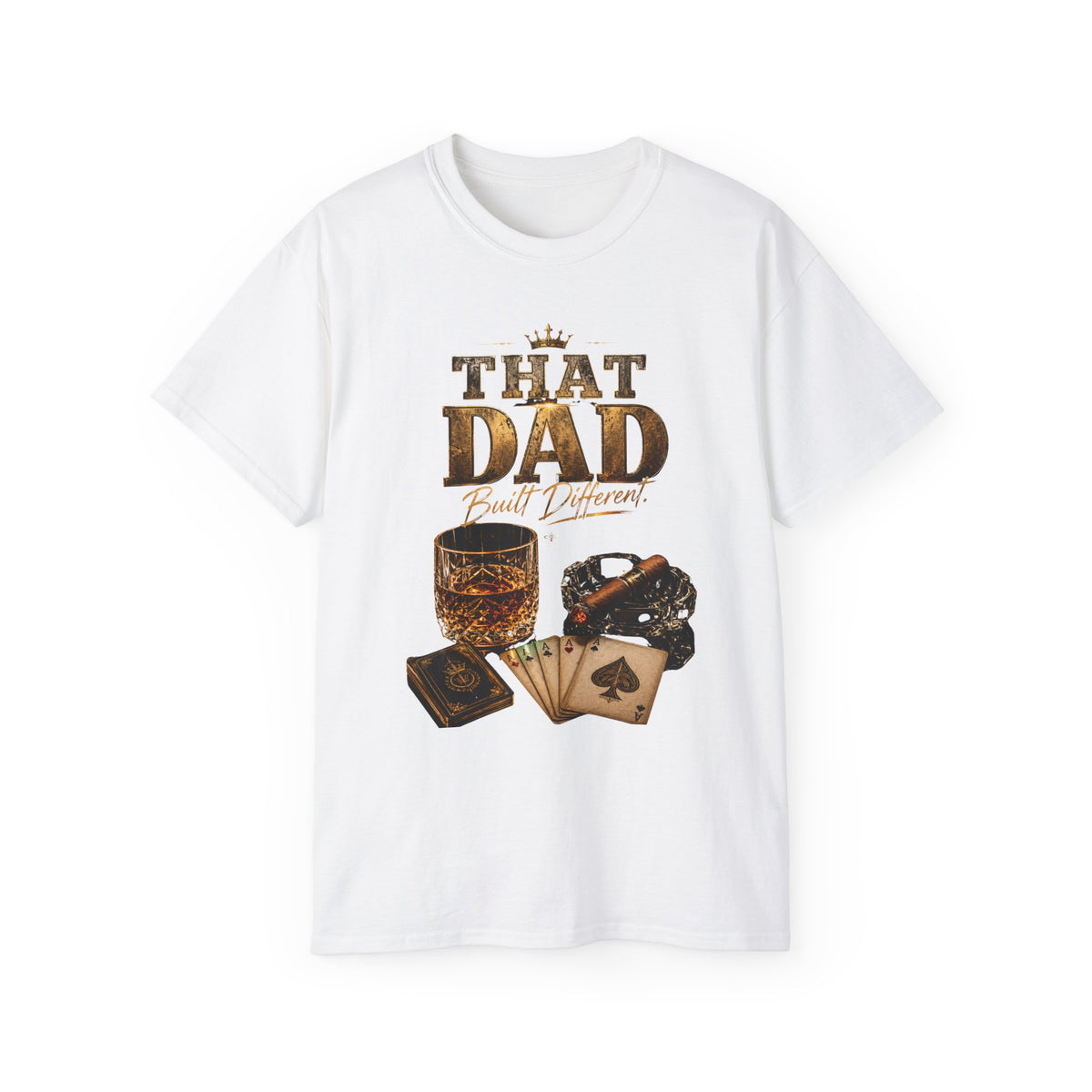 That Dad Poker & Whiskey T-Shirt — Father’s Day Gift for Poker-Loving Dads