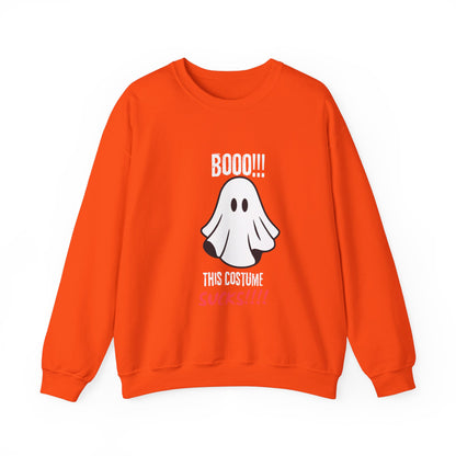 Boo Costume Sucks-Black-Sweatshirt