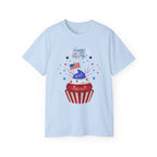 4th of July Cupcake T-Shirt — Happy 4th USA Patriotic Tee