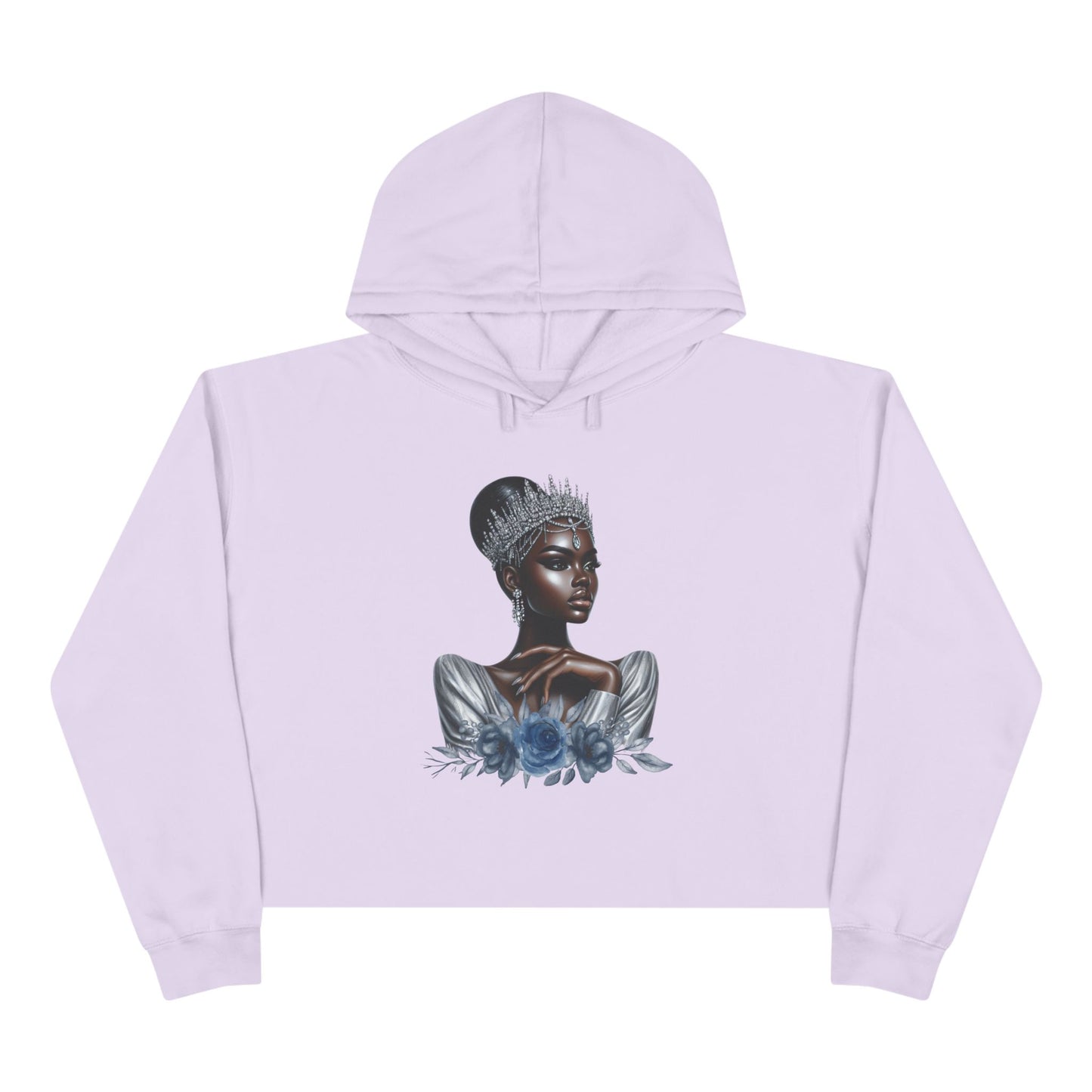 Princess Silver Crop Hoodie