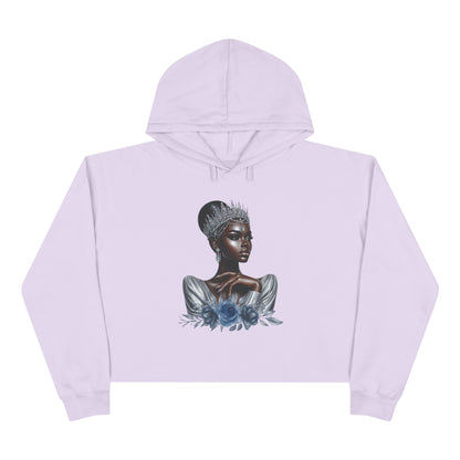 Princess Silver Crop Hoodie