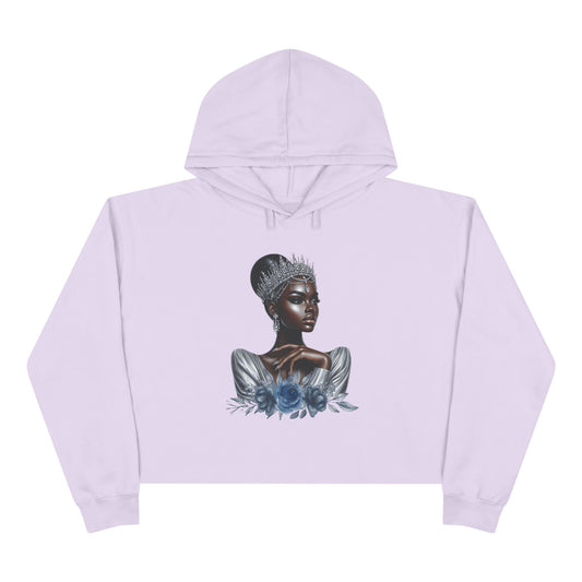Princess Silver Crop Hoodie
