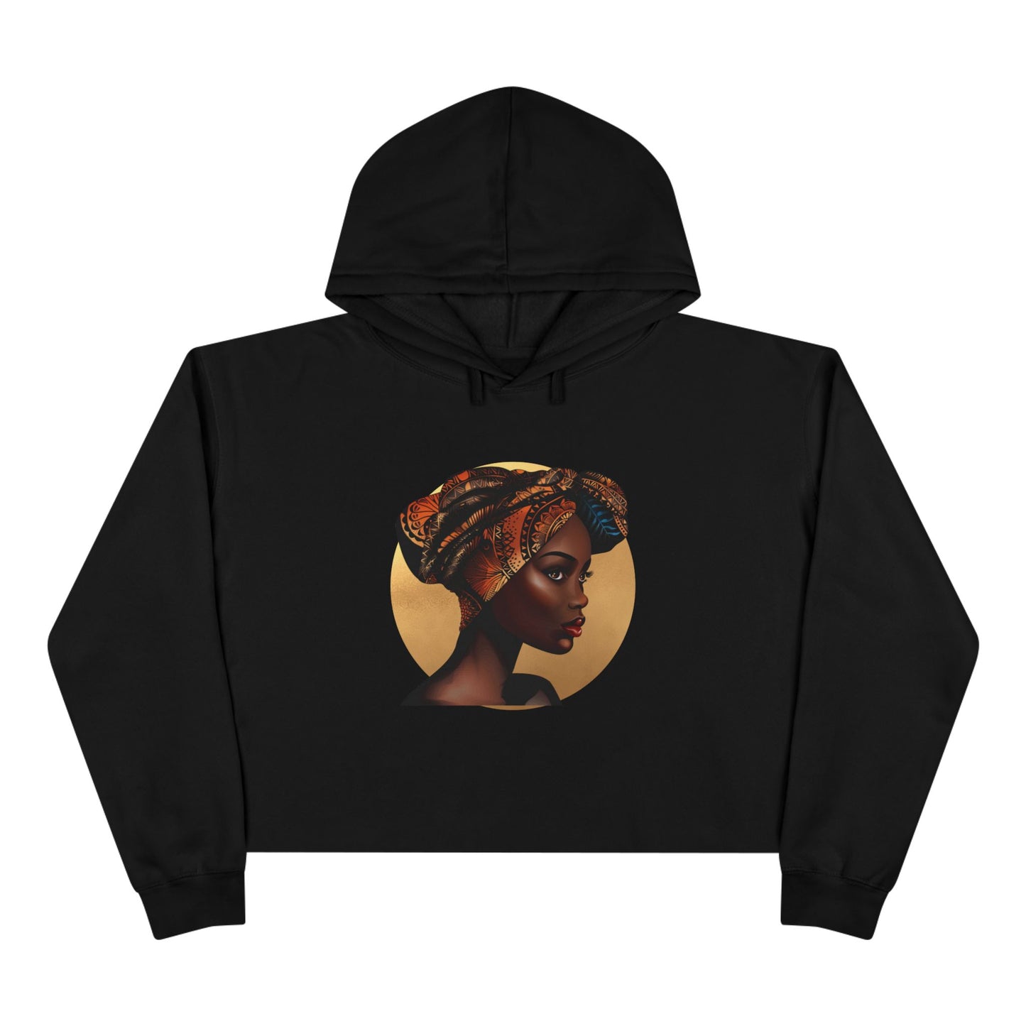 Queen Moon Crop Hoodie