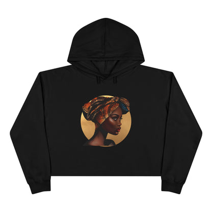 Queen Moon Crop Hoodie