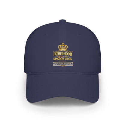 Fatherhood Kingdom Work Low Profile Baseball Cap — Crown Dad Hat
