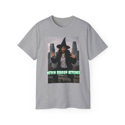 Urban Witch- Witch Season Bitches Tee (Cityscape)