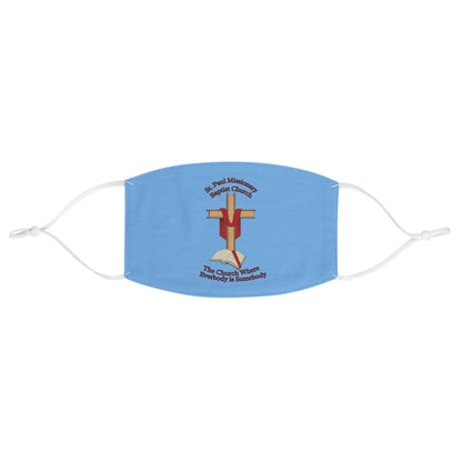 St Paul Missionary Baptist Church Face Mask — Light Blue