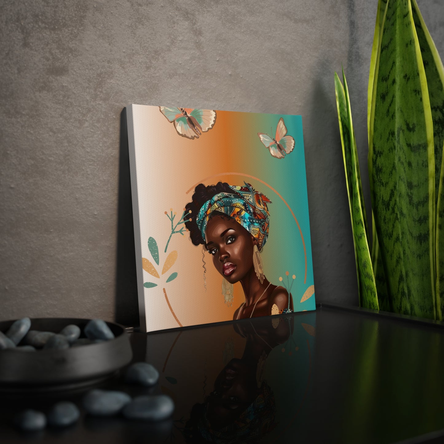 Queen Teal-Canvas Photo Tile