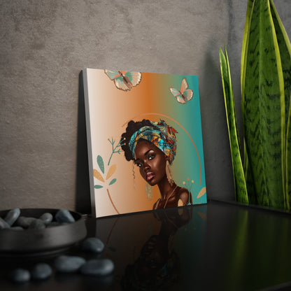 Queen Teal-Canvas Photo Tile