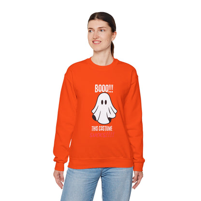 Boo Costume Sucks-Black-Sweatshirt