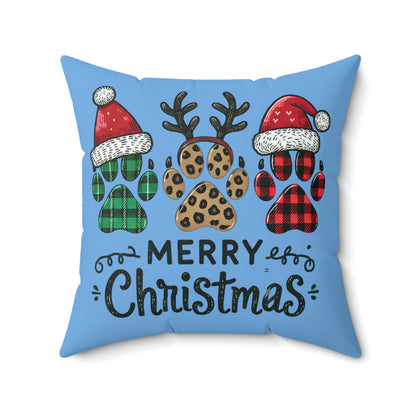 Merry Christmas Paws-Light Blue