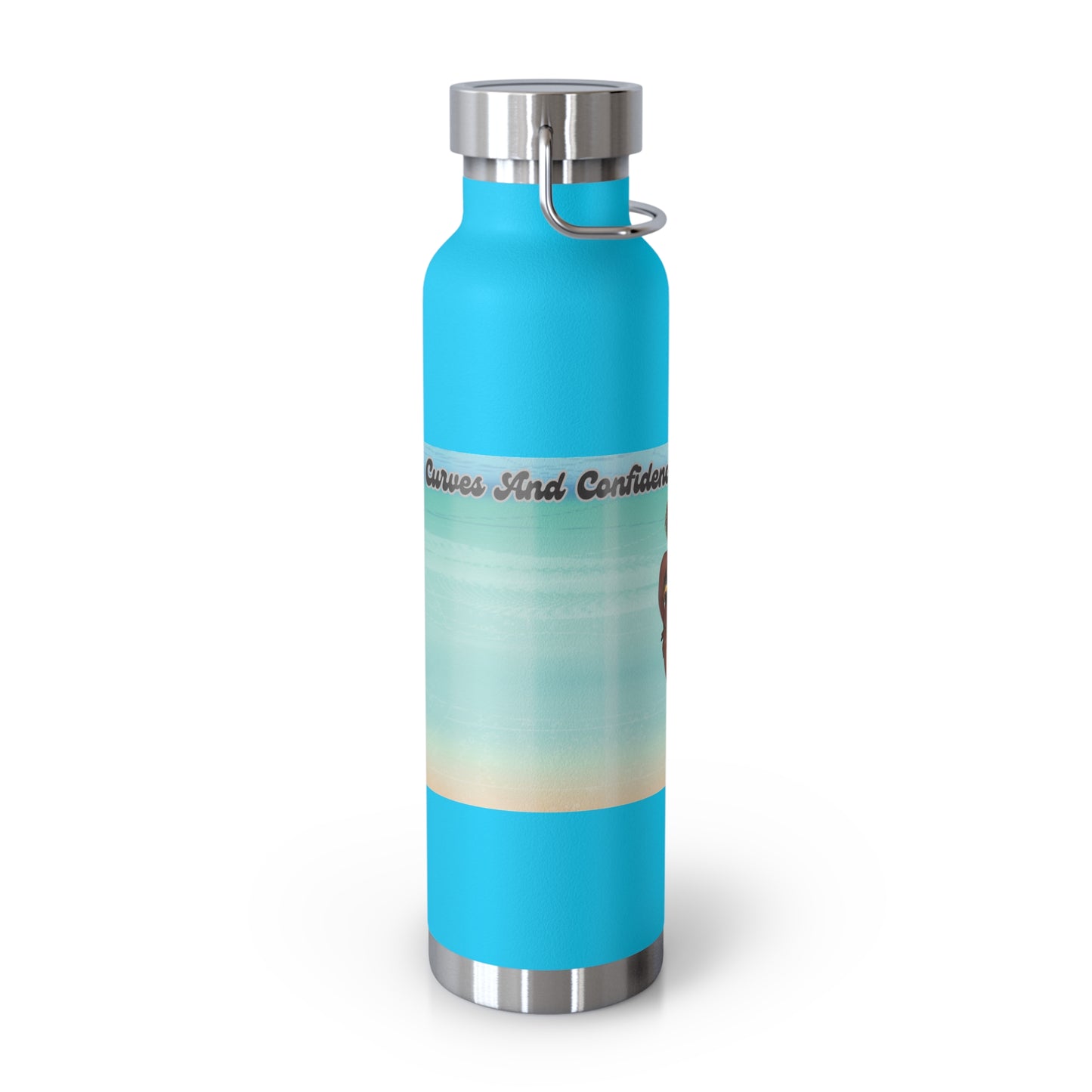 Curves and Confidence Insulated 22 oz Water Bottle