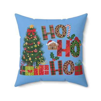 Ho Ho Ho Tree-Light Blue