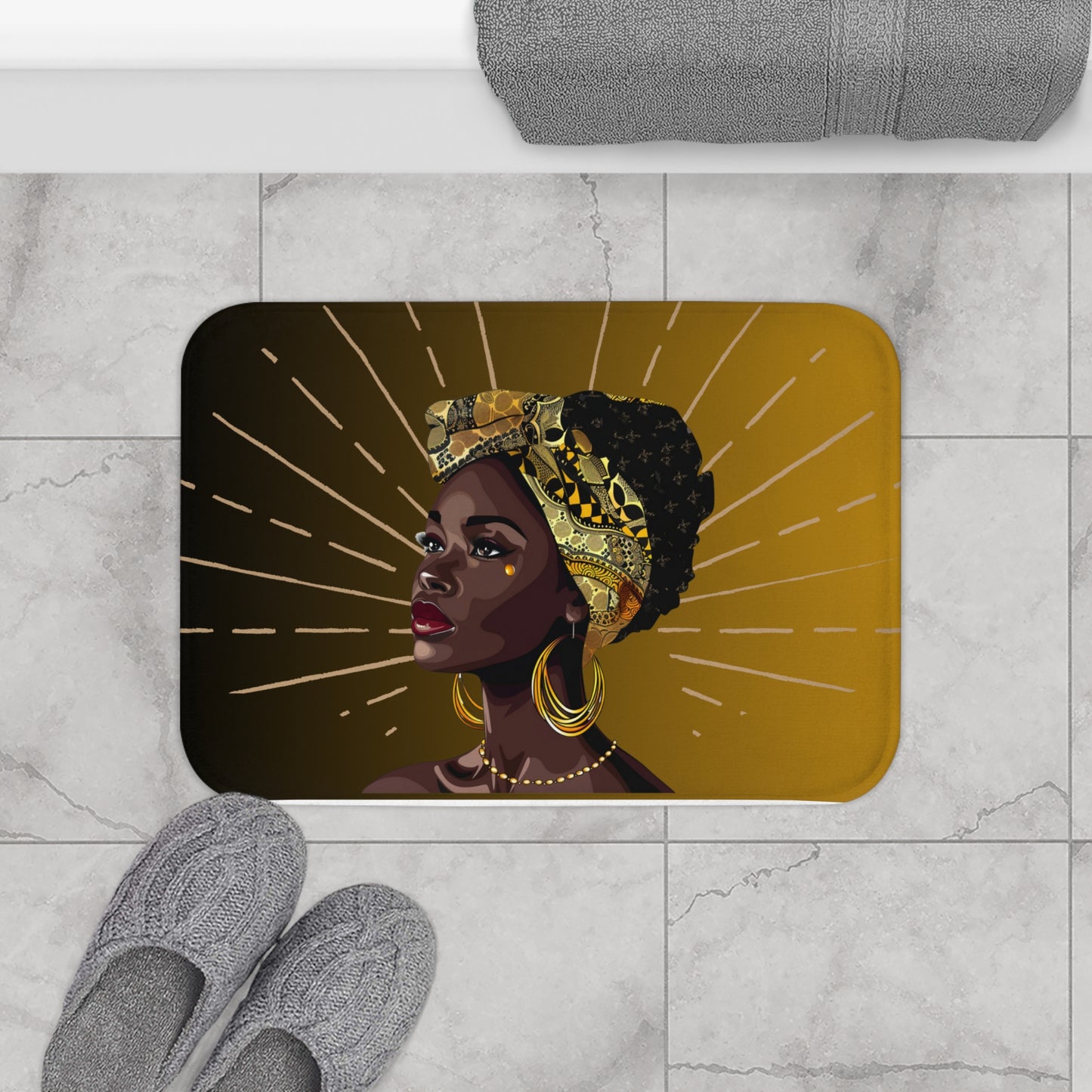 Queen Star Bathmat