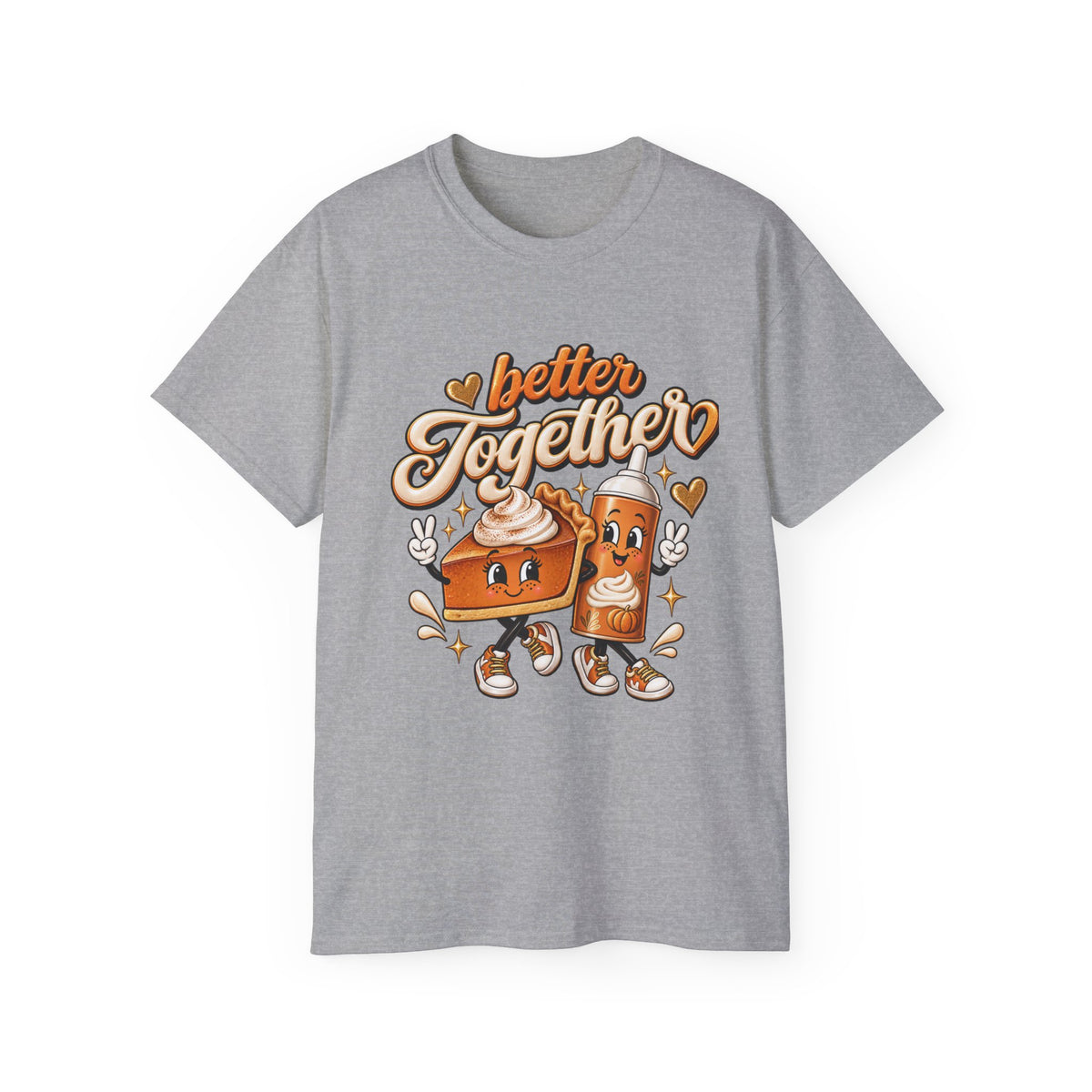 Better Together Pumpkin Pie and Whip Cream T-Shirt